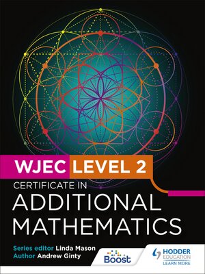 cover image of WJEC Level 2 Certificate in Additional Mathematics